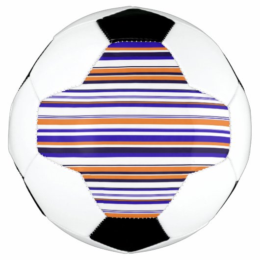 Niedlich-blaue Streifen Fußball (Vorderseite)