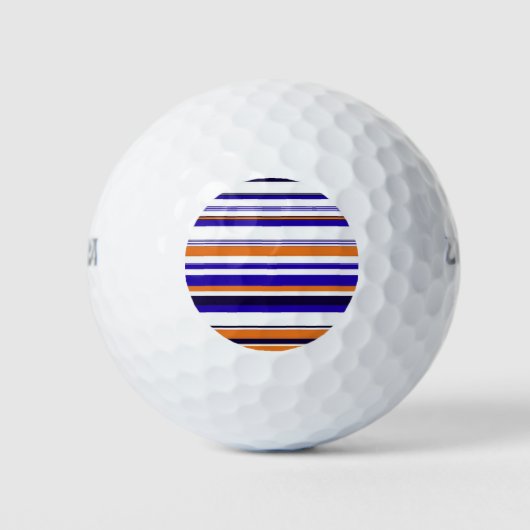 Niedlich-blaue Streifen Golfball (Vorderseite)