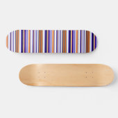 Niedlich-blaue Streifen Skateboard (Horizontal)