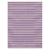 Niedlich-blaue Streifen Tischdecke (Vorderseite)
