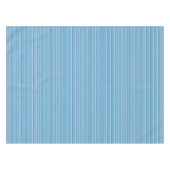 Niedlich-blaue Streifen Tischdecke (Vorderseite (Horizontal))