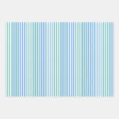 Niedlich-blaue und grüne Kraken, Streifen, Polka-D Geschenkpapier Set (Vorderseite 2)