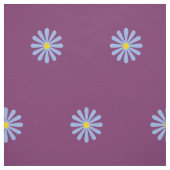 Niedlich Blauer Blumenmuster auf Trauben Lila Stoff (Muster)