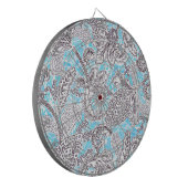 Niedlich-blauer Klassiker Dartscheibe (Vorderseite Links)