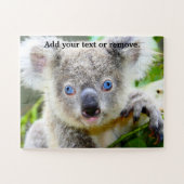 Niedlich-blauer mit Augen Koala-Bär-Marsupe, Austr Puzzle (Horizontal)
