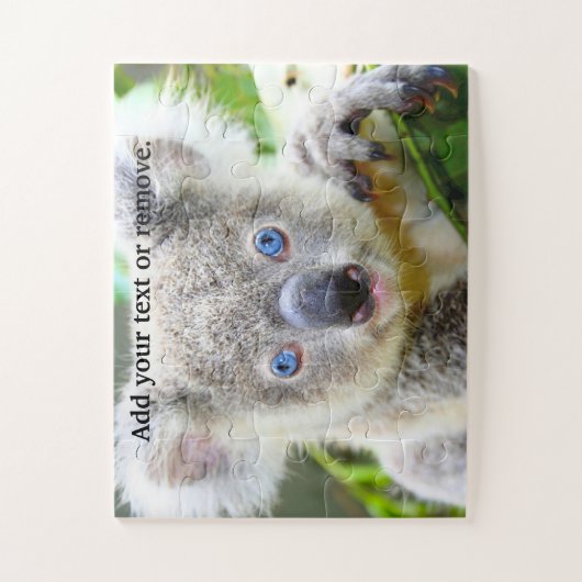 Niedlich-blauer mit Augen Koala-Bär-Marsupe, Austr Puzzle (Vertikal)