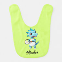 Niedlich-blauer Tennisdinosaurier