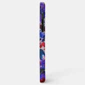 Niedlich-blaues abstraktes Bild Case-Mate iPhone Hülle (Hinten/Links)