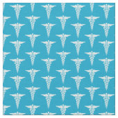 Niedlich-blaues Muster Stoff (Nahaufnahme)