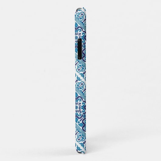 Niedlich blaues ukrainisches Muster Case-Mate iPhone Hülle (Hinten/Rechts)