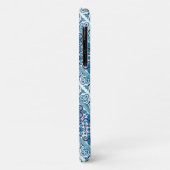 Niedlich blaues ukrainisches Muster Case-Mate iPhone Hülle (Hinten/Links)