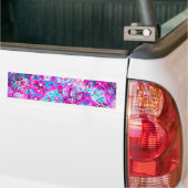 Niedlich-blaurosa Blume Autoaufkleber (Auf Lkw)
