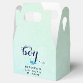 Niedlich-Blauwal-Thema Kinderdusche Geschenkschachtel (Geöffnet)