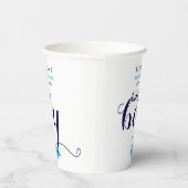 Niedlich-Blauwal-Thema Kinderdusche Pappbecher (Rechts)