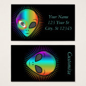 Niedlich Blinkende Alien Head Thunder_Cove (Vorne & Hinten)