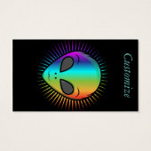 Niedlich Blinkende Alien Head Thunder_Cove (Rückseite)