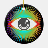 Niedlich Blinkende Alien Head Thunder_Cove Keramik Ornament (Hinten)