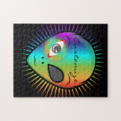 Niedlich Blinkende Alien Head Thunder_Cove Puzzle (Horizontal)