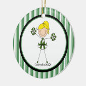 Niedlich Blonde Haaresleiter Weihnachtsschmuck (Links)