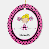 Niedlich Blonde Haaresleiter Weihnachtsschmuck (Links)