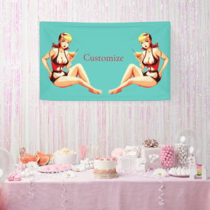 Niedlich Blonde Martini Bikini Girl Thunder_Cove Banner