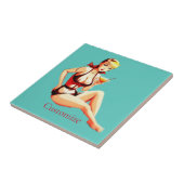 Niedlich Blonde Martini Bikini Girl Thunder_Cove Fliese (Seite)