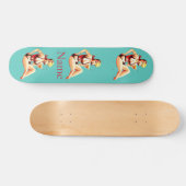 Niedlich Blonde Martini Bikini Girl Thunder_Cove Skateboard (Horizontal)