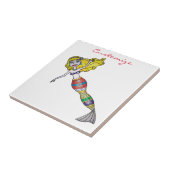 Niedlich Blonde Mermaid Thunder_Cove Fliese (Seite)