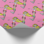 Niedlich Blonde Mermaid Thunder_Cove Geschenkpapier (Ecke)