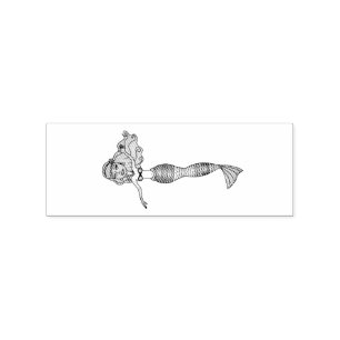 Niedlich Blonde Mermaid Thunder_Cove Gummistempel