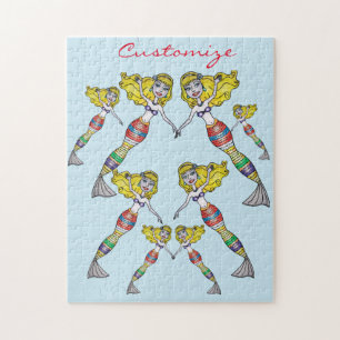 Niedlich Blonde Mermaid Thunder_Cove Puzzle