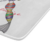 Niedlich Blonde Mermaid Thunder_Cove Schneidebrett (Ecke)