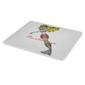 Niedlich Blonde Mermaid Thunder_Cove Schneidebrett (Ecke)