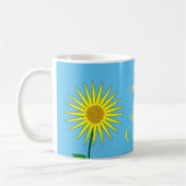 Niedlich Blonde Pigtails Scarecrow Kaffeetasse (Links)