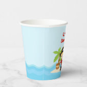 Niedlich Blonde Pirate Boy in Red Birthday Pappbecher (Rechts)