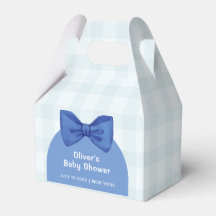 Niedlich Blue Arch Gingham Kariert Bow Boy Baby Du
