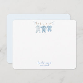 Niedlich Blue Baby Bekleidung Baby Junge Danke Kar