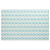 Niedlich Blue Baby Bowl Gemustertes Gewebe Stoff (Yard (91,4 cm))