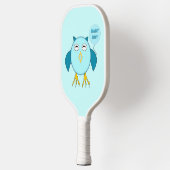 Niedlich Blue Baby Bowl Owl Pickleball Schläger (Links)