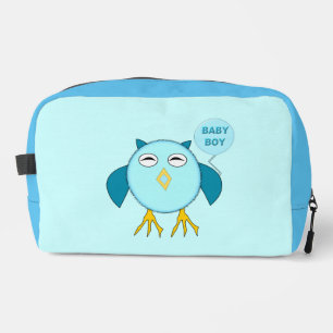 Niedlich Blue Baby Bowl Owl Waschbeutel