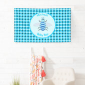 Niedlich Blue Baby Boy Bee Custom Banner (Insitu)