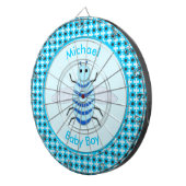 Niedlich Blue Baby Boy Bee Custom Dartscheibe (Vorderseite rechts)