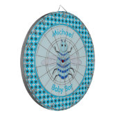 Niedlich Blue Baby Boy Bee Custom Dartscheibe (Vorderseite Links)