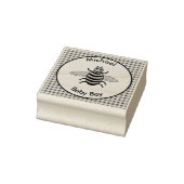 Niedlich Blue Baby Boy Bee Custom Gummistempel (Stempel)
