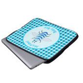Niedlich Blue Baby Boy Bee Custom Laptopschutzhülle (Vorne Knopf)
