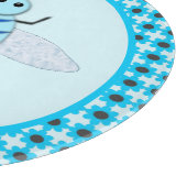 Niedlich Blue Baby Boy Bee Custom Schneidebrett (Ecke)