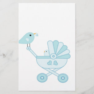 Niedlich Blue Baby Boy Briefpapier