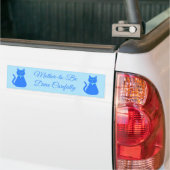Niedlich Blue Baby Boy Cat Custom Autoaufkleber (Auf Lkw)