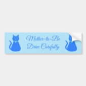 Niedlich Blue Baby Boy Cat Custom Autoaufkleber (Vorne)