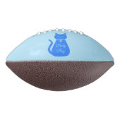 Niedlich Blue Baby Boy Cat Custom Gender Reveal Football (Gedreht 270)